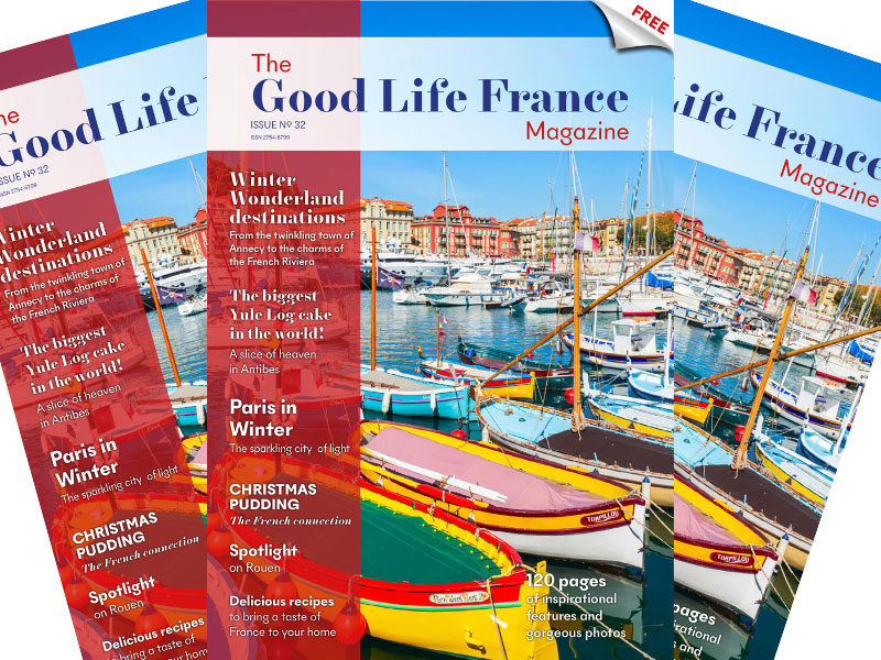 The Good Life France Magazine Winter 2022 front cover French Riviera